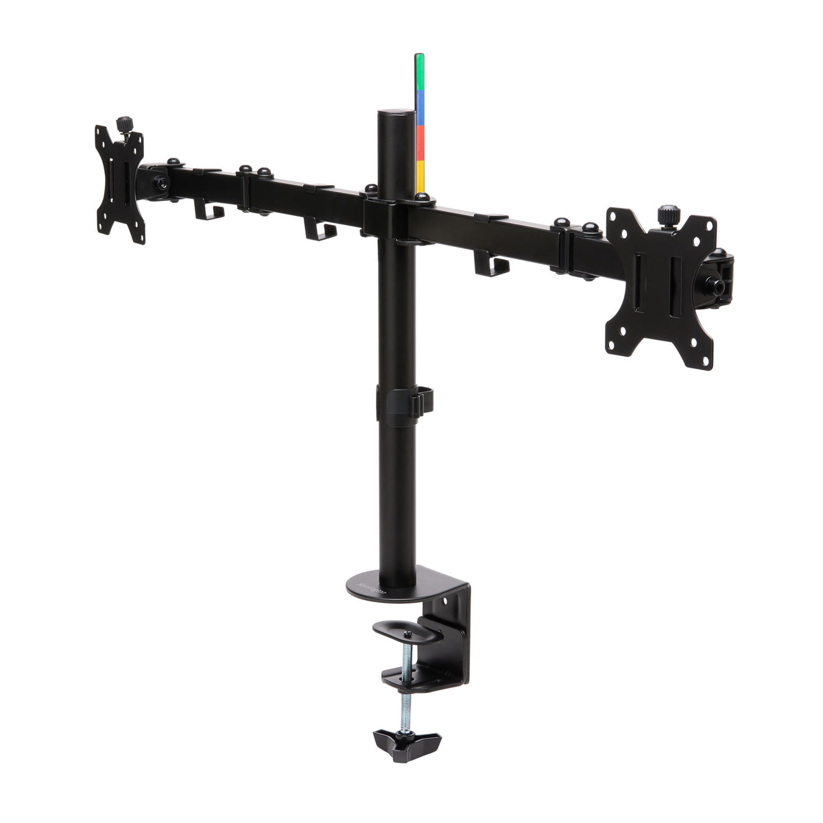 Kensington Dual Monitor Desk Mount, SmartFit Ergonomic Dual Monitor Arm for 2 Monitors Up to 32 inch and 17.6lbs for Office, Home, VESA Mount C-clamp