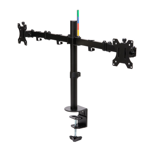Kensington Dual Monitor Desk Mount, SmartFit Ergonomic Dual Monitor Arm for 2 Monitors Up to 32 inch and 17.6lbs for Office, Home, VESA Mount C-clamp