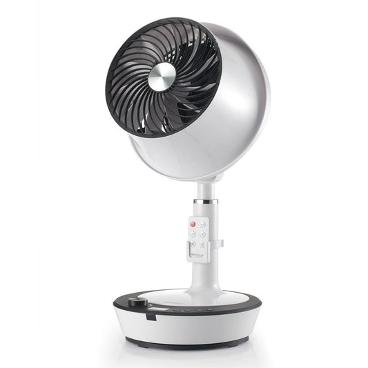 Soleus Air DC Motor Circulator Fan, 12 Speed Cooling Floor Fan, Adhustable Height, Oscillating, Outdoor Indoor Camping Travel