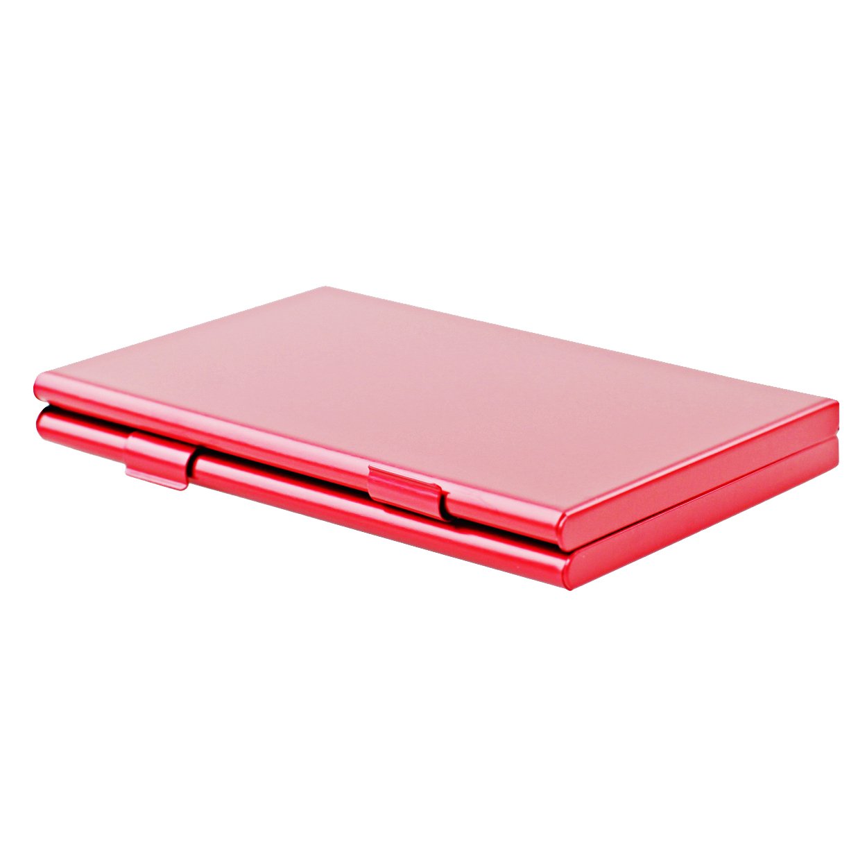 Foto&Tech RED Aluminum Memory Card Carrying Case 4 Slots Compatible with Compact Flash Card Lexar SanDIsk Kingston Sony