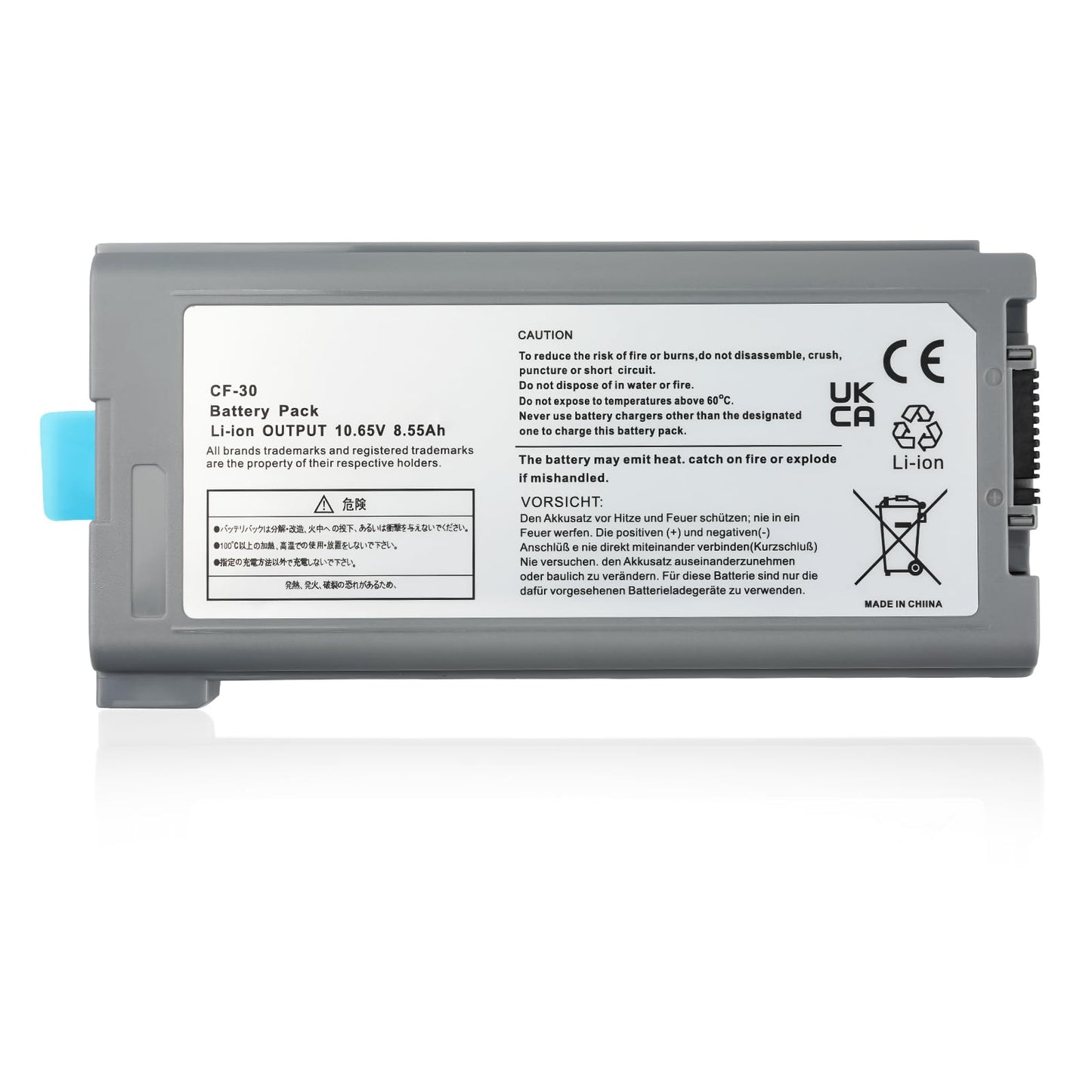 A AMANDA New Laptop Battery 9cell Replacement for Panasonic Toughbook Cf-30 Cf-31 Cf-53 CF-VZSU46 CF-VZSU46S CF-VZSU46U CF-VZSU46R CF-VZSU46AU