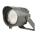 Led Landscape Outdoor Spot Light with Anti-glare Cap - Heavy Duty Waterproof IP67 120V Accent Light 270? Adjustable Mount, 3000K Thickened Aluminum