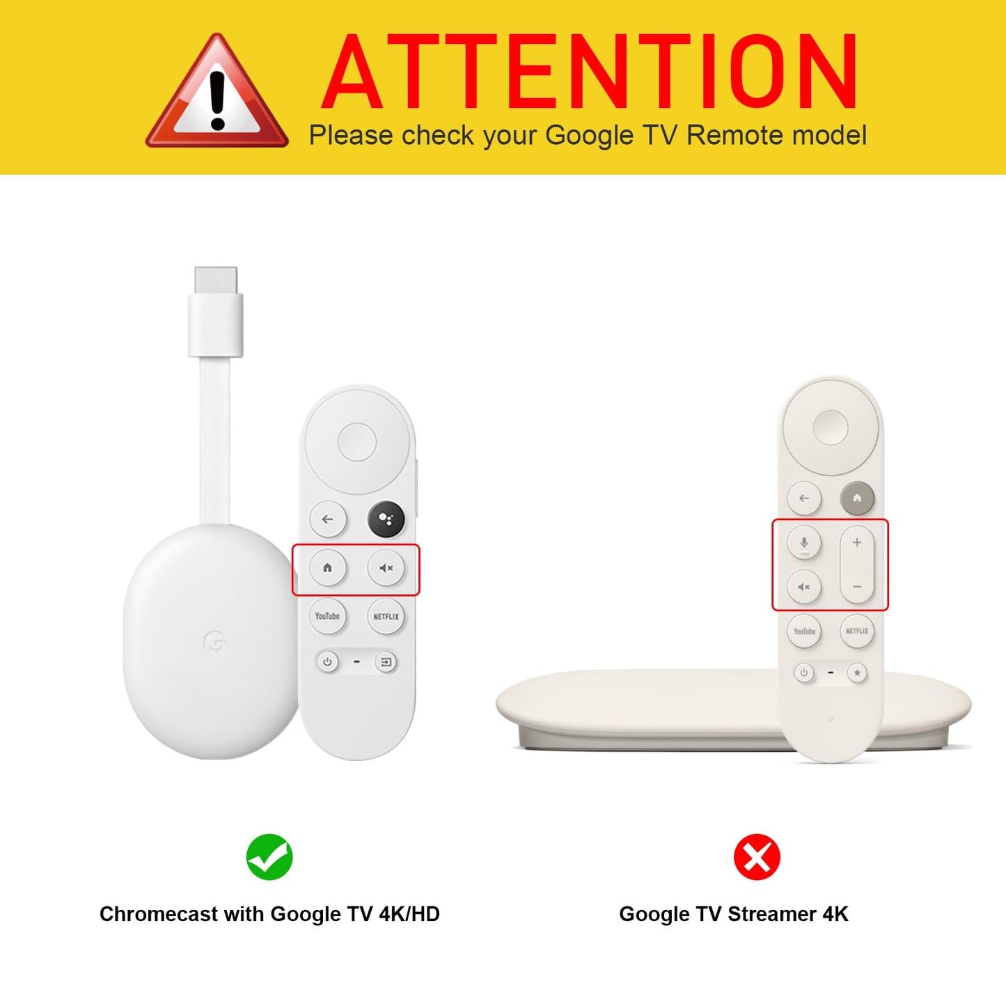 Fintie Protective Case for Chromecast with Google TV HD 2022 / 4K 2020 Voice Remote - CaseBot Lightweight (Anti-Slip) Shockproof Silicone Cover