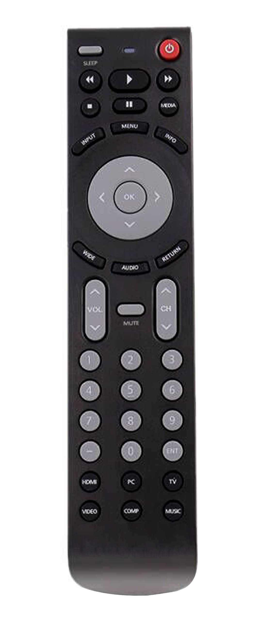 Beyution RMT-JR01 Replacement Remote Control Fit for JVC TV JLE47BC3001 JLE47BC3500 JLE42BC3500 JLC32BC3002 JLC37BC3002 JLC42BC3002 JLC47BC3002