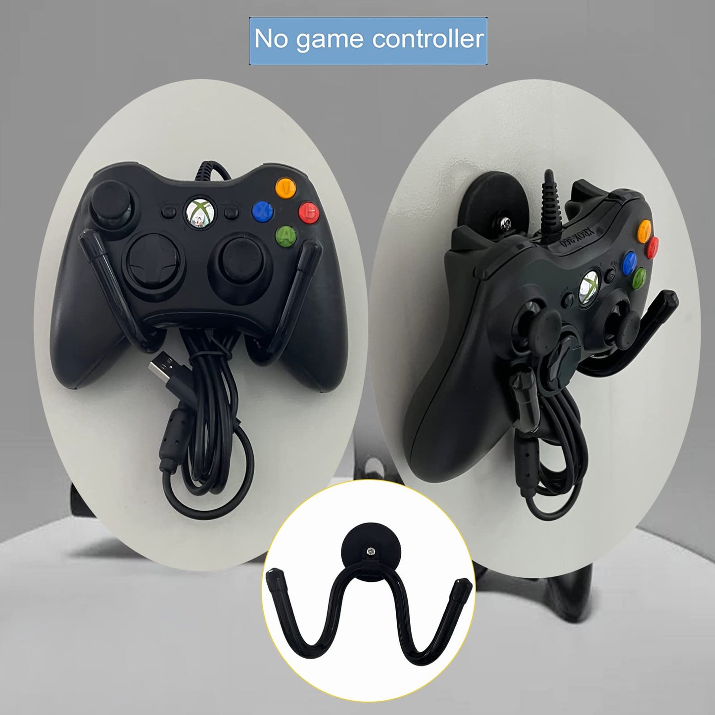 Pmsanzay Magnetic Game Controller Holder, Adjustable Game Controller Rack Storage Mount for Xbox One PS5 Switch Series X Pro Controller
