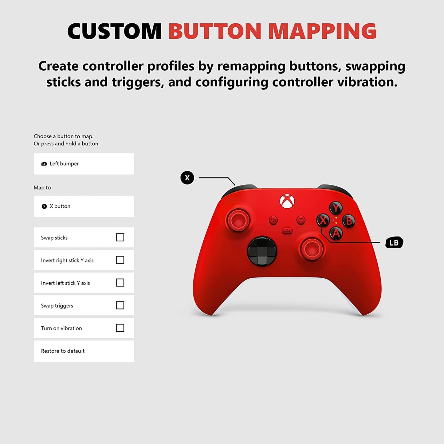 Xbox Core Wireless Gaming Controller - Pulse Red Series X|S, One, Windows PC, Android, and iOS