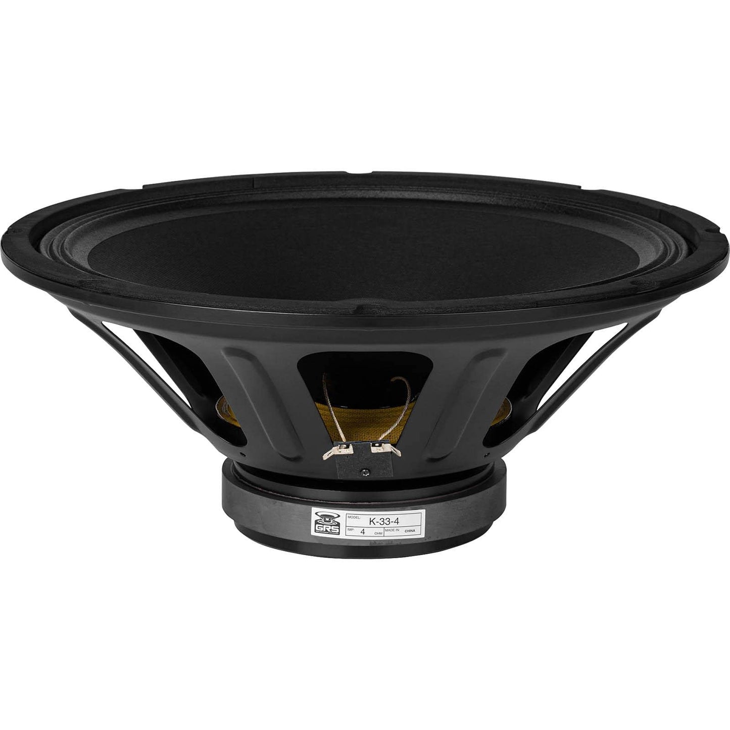 GRS K-33-4 Replacement 15" Woofer for Klipsch Klipschorn, Belle Klipsch, Cornwall, and Lascala Speakers