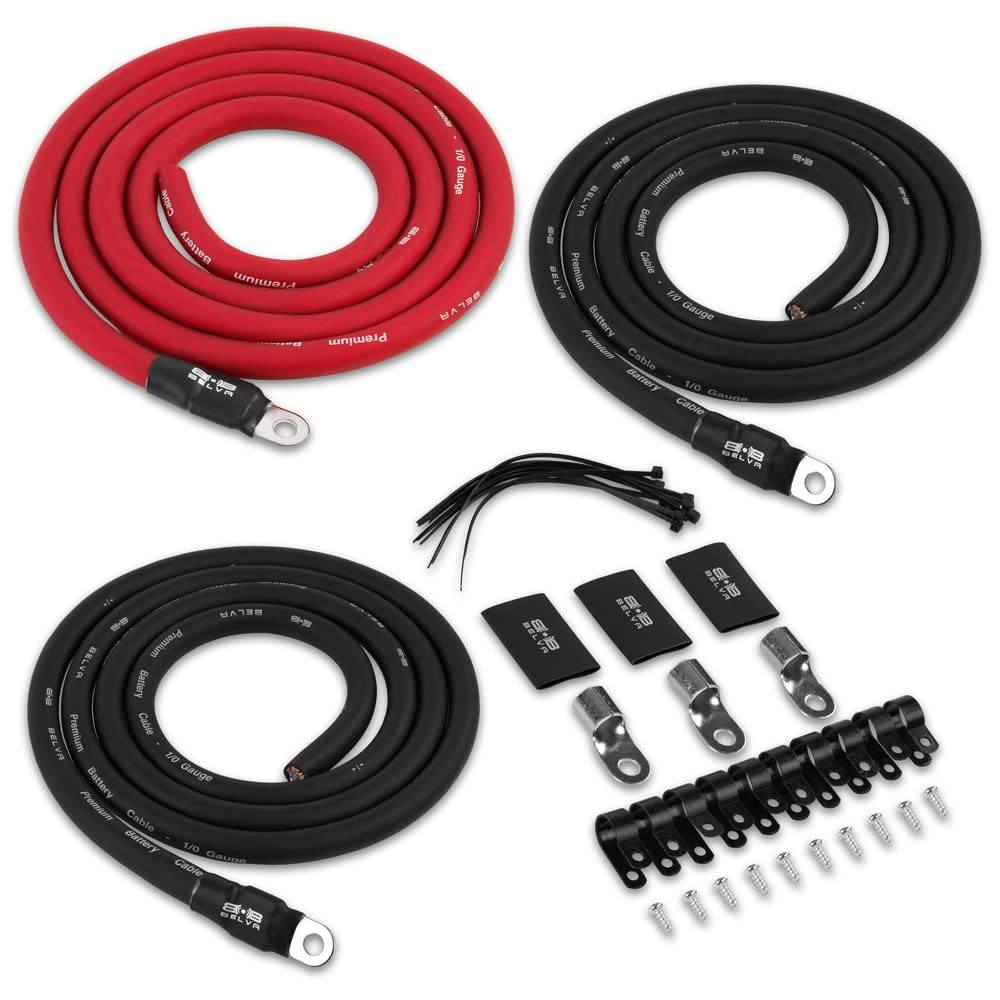Belva B1/0 AWG Big 3 Upgrade Kit