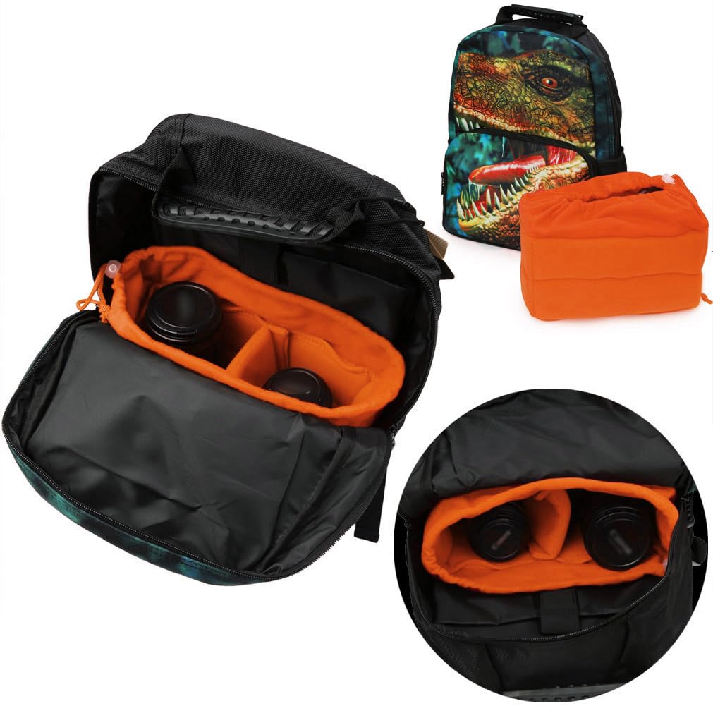 Koolertron Shockproof Camera Photo Bag for SLR TLR Camera Insert Partition Padded Case,Can be Put Directly Into the SLR Camera Bag With Freely