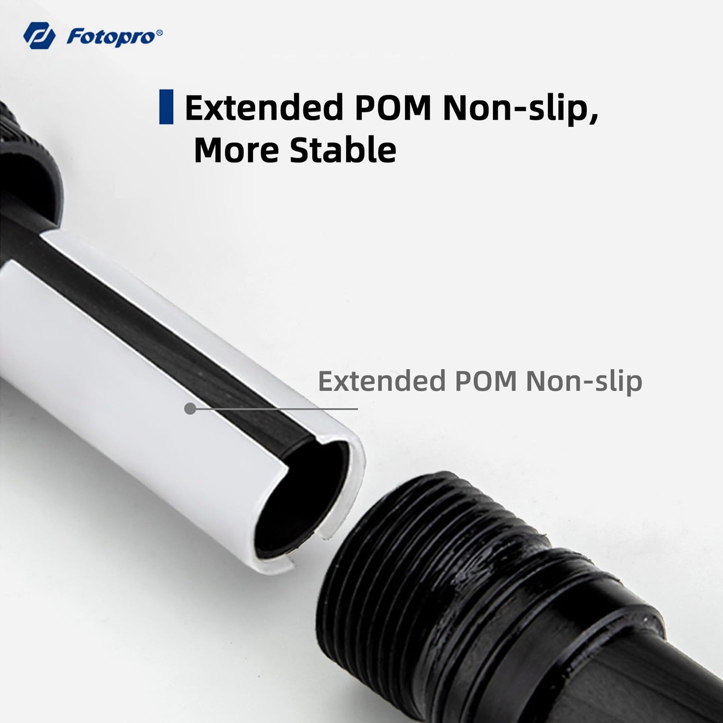 Fotopro 25" Carbon Fiber Tripod Extension Tube 3-Section Tripod Center Column Max Load 22lbs