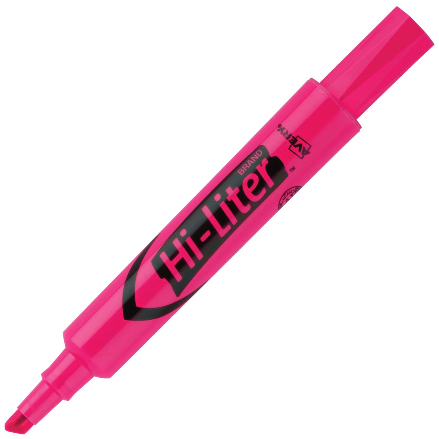 Avery Hi-Liter, Desk Style, Chisel Tip, 24 Pink and Yellow Highlighters (98189)