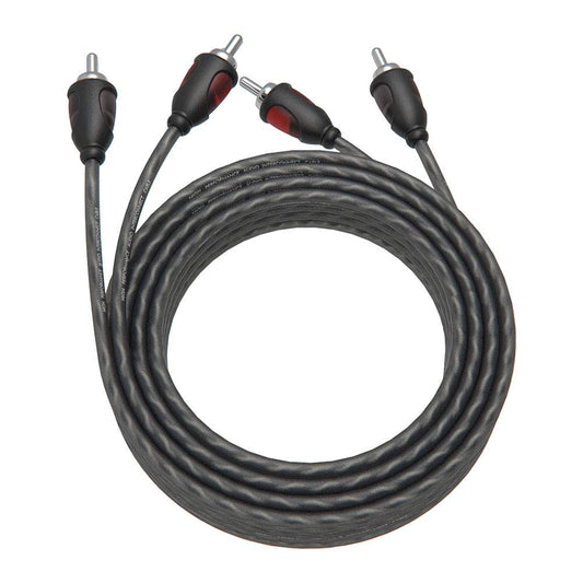 ROCKRIX Twisted Pair RCA Stereo Signal Cable for Home Theater, HDTV, Amplifiers, Hi-Fi Systems - 14ft