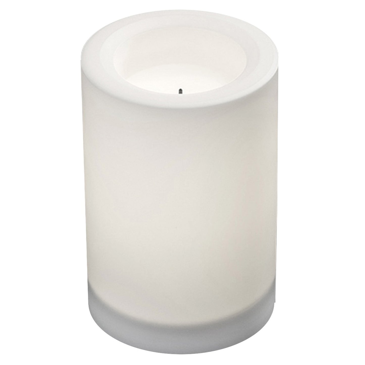 NORTHERN INTERNATIONAL Sterno Home Paradise Solar Color Changing Flameless Candle, 4-Inch by 6-Inch,White,GL29016WH