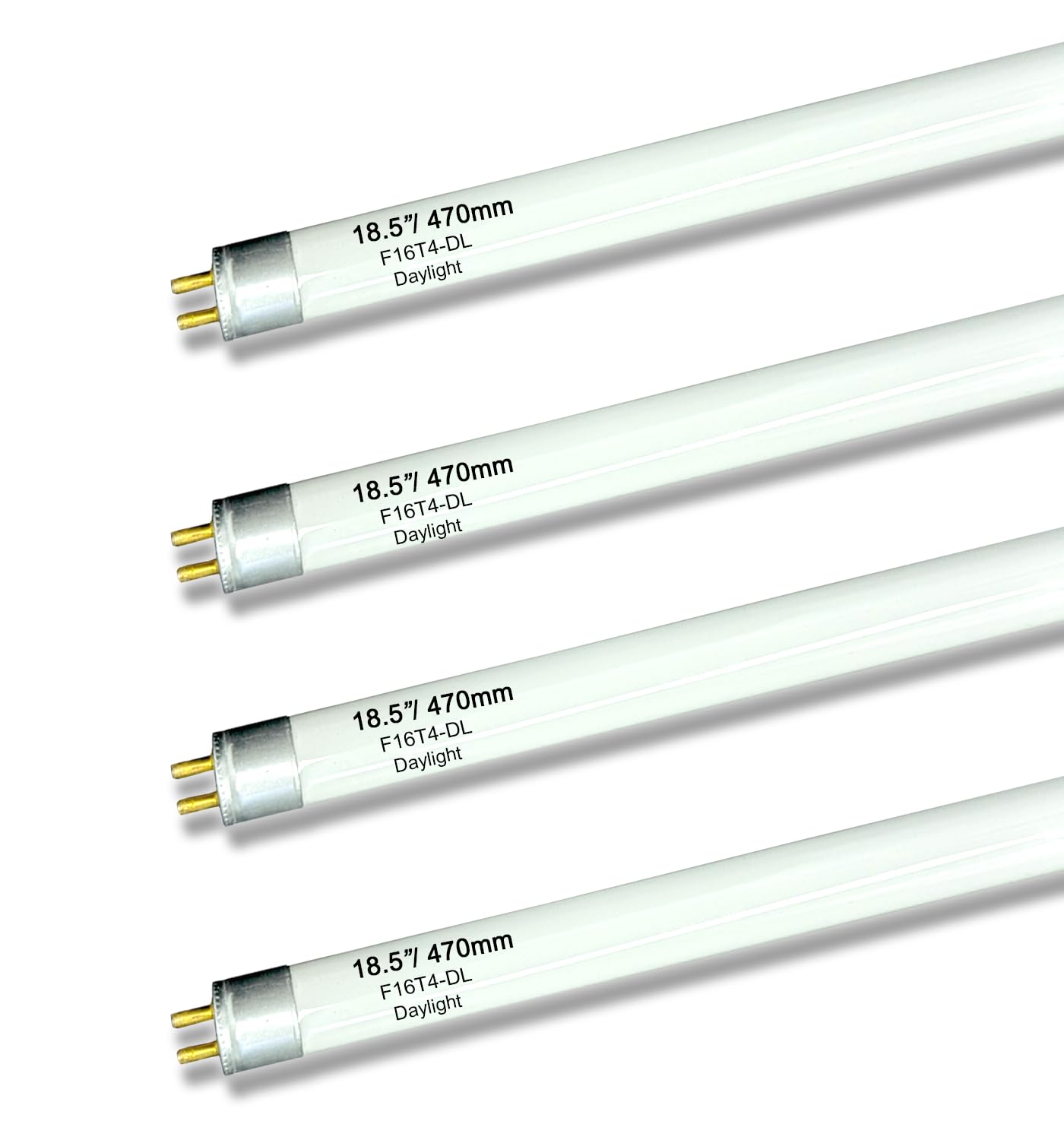 IgnisLite 18.4inch F16T4/DL Fluorescent Light Bulb T4 Linear,16Watt 6400K Brigh White Daylight Tube Lamp,G5 Mini Bi-pin Base,1050Lumen High Brightness