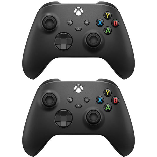 Microsoft Xbox Core Wireless Controller 2-Pack Bundle - Carbon Black - Xbox Series X|S, Xbox One, and Windows Devices