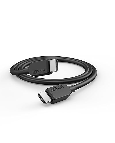 Anker HDMI Cable 8K@60Hz, 6FT Ultra HD 4K@120Hz HDMI Cord,48 Gbps Certified Ultra High-Speed,Compatible with PlayStation 5,Xbox,Samsung TVs,and More