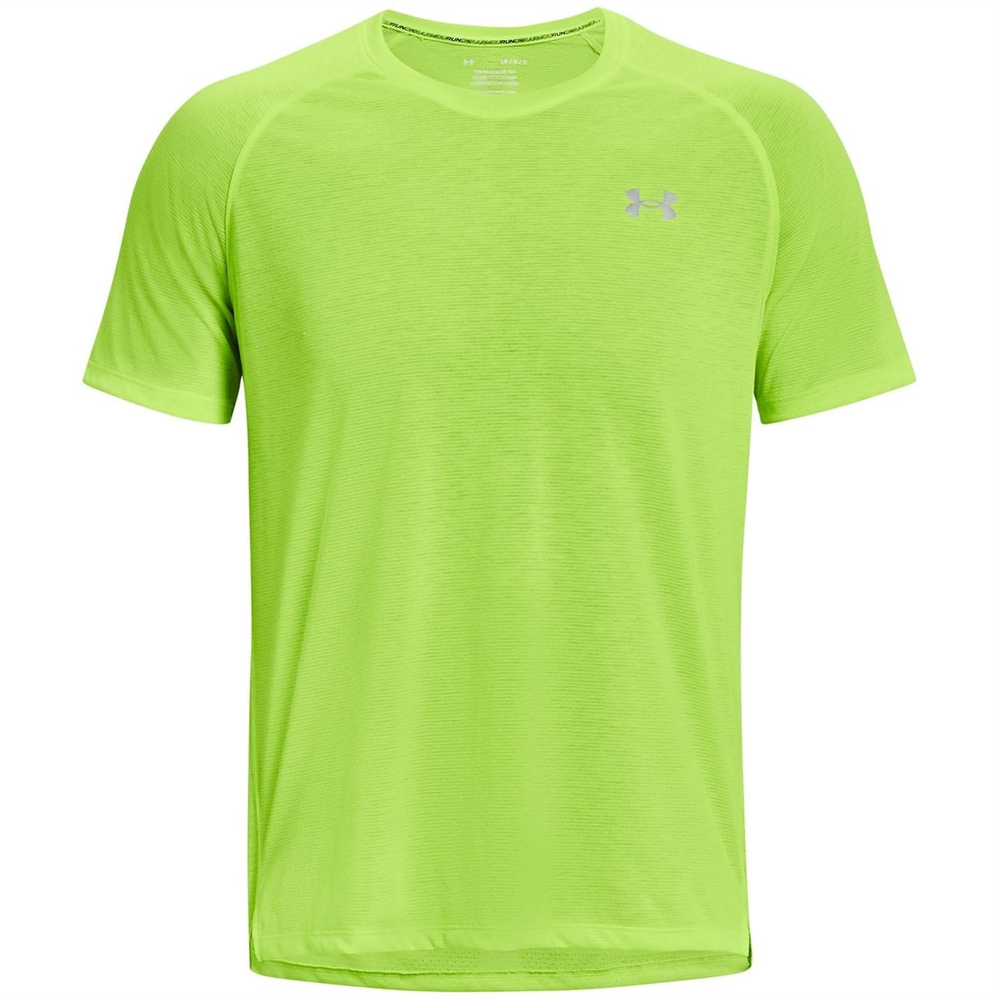 Under Armour Streaker Short Sleeve Lime Surge/Lime Surge/Reflective LG