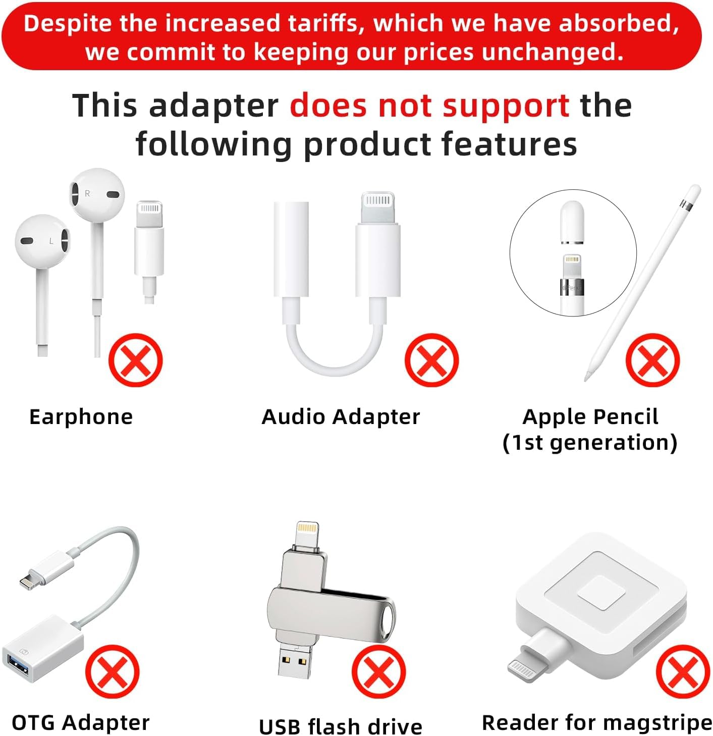 Thousover 4 Pack Lightning to USB C Adapter for iPhone 15/16/17 Pro/17 Pro Max,for iPhone 17/16 Charger,17/16 Accessories,Fast Charging & Data…