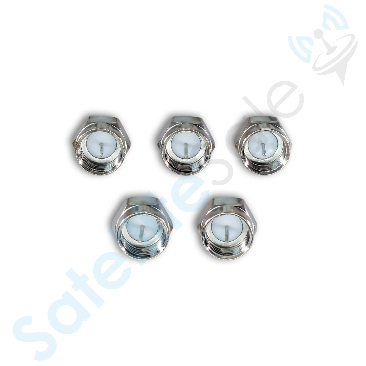 SatelliteSale Universal F-Type 75 Ohm Coaxial Terminator 5-2050 Mhz (Pack of 25)
