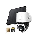 eufy Security 4G LTE Cam S330, 4K Cellular Solar Security Cameras Wireless Outdoor, Pan and Tilt, 4G and Wi-Fi Duo-Mode, AI Tracking, with SIM Card