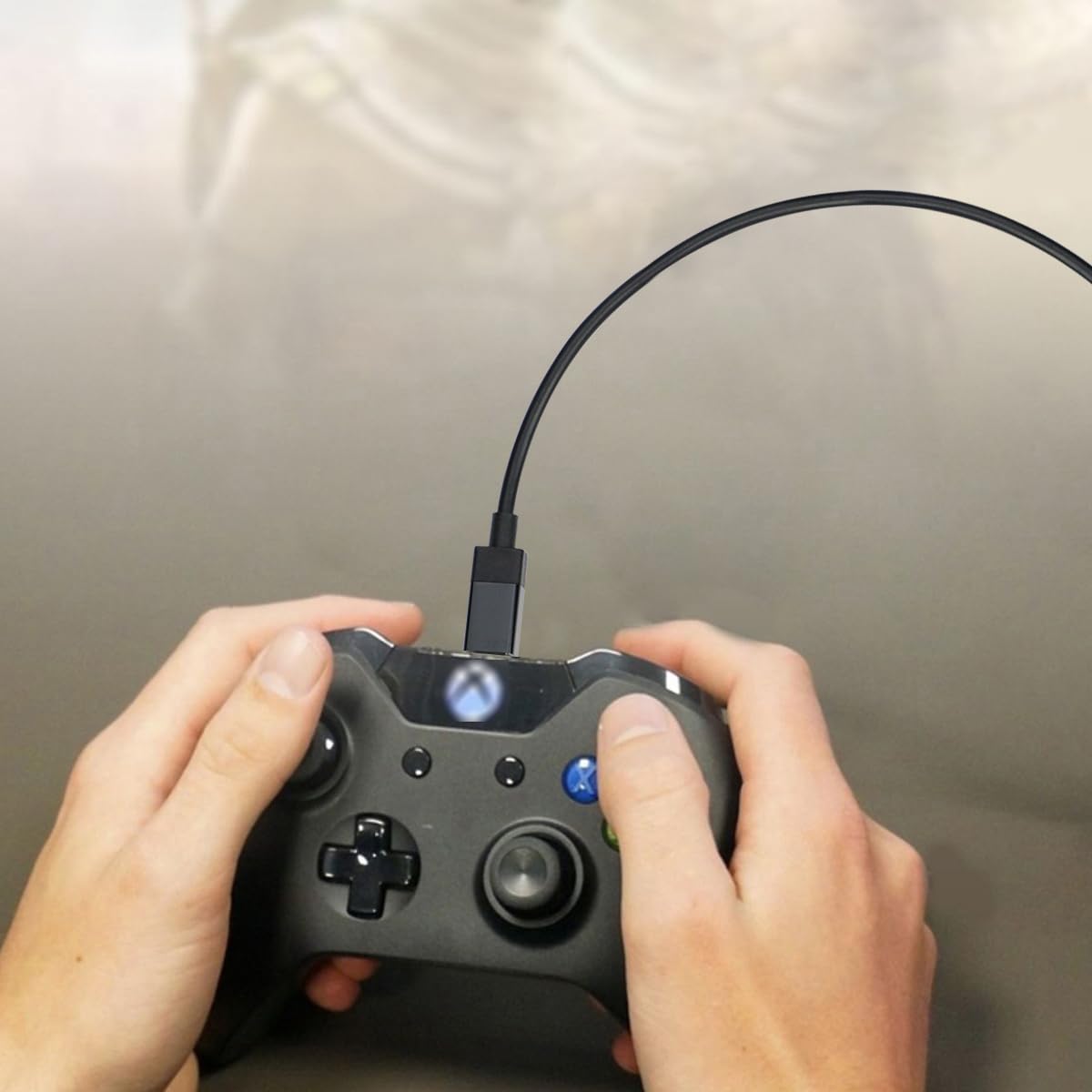 Charger Charging Cable for Xbox One Controller, Micro USB 2.0 Play Data Sync Cord for PlayStation 4, PS4 Slim/Pro Controller, Samsung Galaxy, Android
