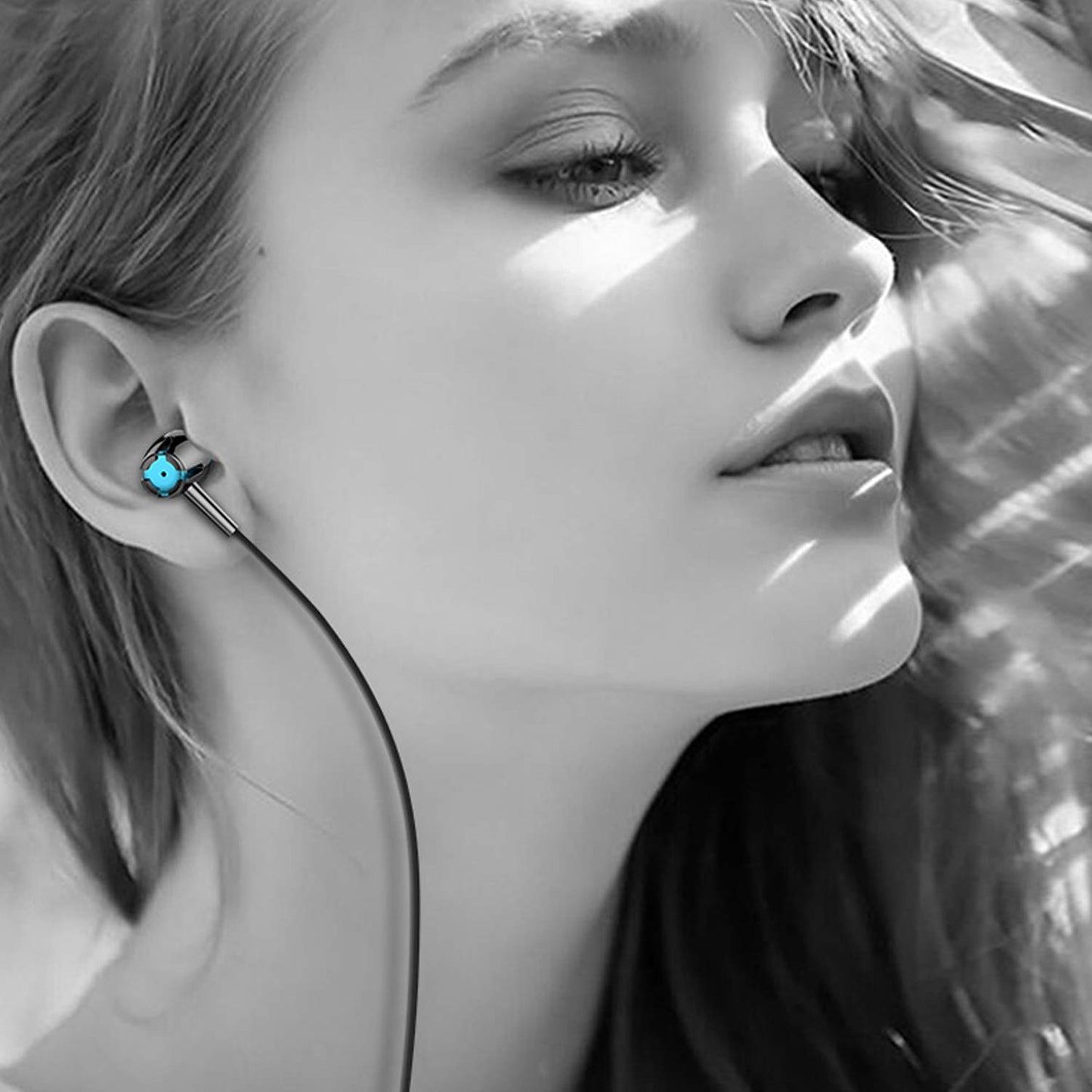 YNR 4 Packs Wired Earbuds with Microphone & Volume Control, in-Ear Earphones for School, Noise Islating, for 3.5mm Jack iPhone iPad iPod Samsung
