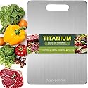 Katuchef Titanium Cutting Board for Kitchen, Pure Katu chef Titanium Cutting Boards, Double Sided Non Toxic Chopping Board for Cutting Meat Vegetable…