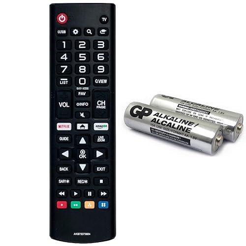AKB75375604 Replacement TV Remote for LG TV 43UK6300PUE 32LK610BPUA 49UK6300PUE 55UK6300PUE 65UK6300PUE 75UK6570PUB 75SK8070PUA 55SK9000PUA