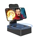 Gifts for Men Women,Cell Phone Stand with Wireless Bluetooth Speaker Anti-Slip Base HD Surround Sound Compatible with iPhone Smartphones,Cool Gadgets