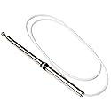 Krator Power Antenna Replacement Mast Compatible with Lexus RX300 (1999-2003) - AM FM Radio Antenna Mast Replacement Cord Cable, Silver