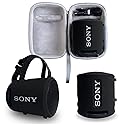 RAWECUD Silicone Cover and Hard Case for Sony SRS-XB13/XB100 Extra BASS Wireless Portable Compact Speaker, Carrying Cover Case for Sony SRS XB13