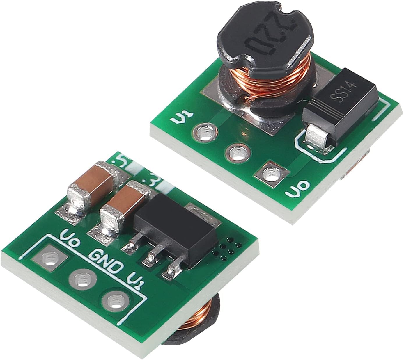 10 PCS 1.5V 1.8V 2.5V 3V 3.3V 3.7V 4.2V to 5V DC-DC Step Up Power Module Voltage Boost Converter Board 0.9-5V to 5V