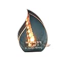Rite Lite LED Flameless Yizkor Memorial Infinity Light Candle | Yahrzeit Jewish Memorial Candle Display for Ner Neshama Yom Kippur Remembering