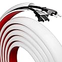 39" Silicone Cord Hider for 2-3 Cords,Flexible Side-Opening Self-Adhesive Cord Covers for Wires on Wall Mount TV,Easier Setup for Home Office Cable