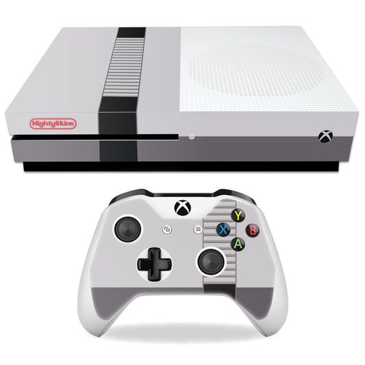 MightySkins Skin Compatible with Microsoft Xbox One S wrap Cover Sticker Skins Old School