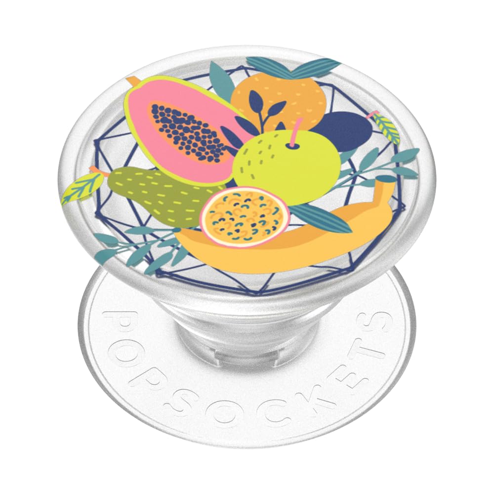PopSockets Adhesive Phone Grip, Holder, Phone Stand, Fruit - Tropical Fruit Salad