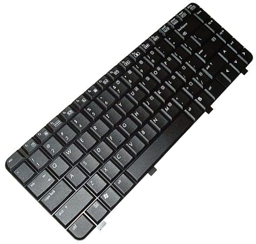 HQRP Laptop Keyboard for HP Pavilion DV2120LA / DV2120US / DV2125LA / DV2125NR Notebook Replacement plus HQRP Coaster