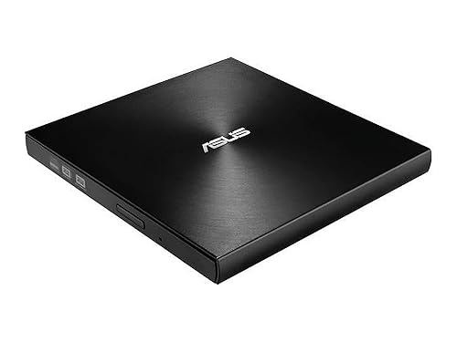 ASUS ZenDrive Ultra Slim USB 2.0 External 8X DVD Optical Drive +/-RW with M-Disc Support for Windows and Mac and Nero BackItUp for Android devices