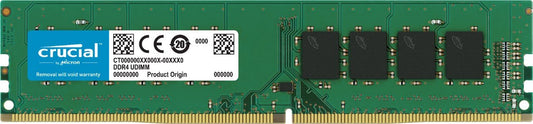 Crucial 8GB Single DDR4 2400 MT/s (PC4-19200) DR x8 DIMM 288-Pin Memory - CT8G4DFD824A