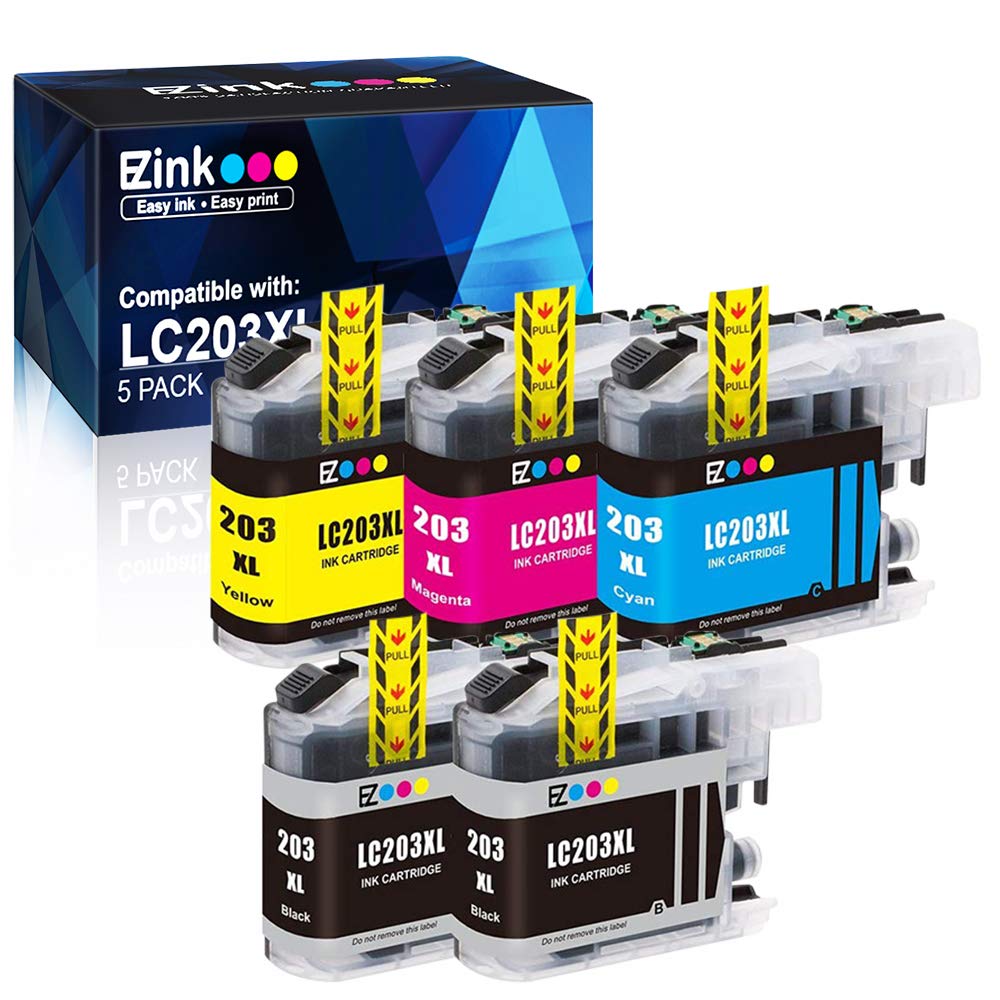 E-Z Ink (TM) Compatible Ink Cartridge Replacement For Brother LC203 XL LC203XL to use with MFC-J4320DW MFC-J4420DW MFC-J4620DW Printer (2 Black, 1