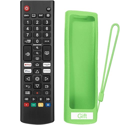 Universal TV Remote Control for LG TV + Night Glow Remote Case, Replacement for LG Remote Control Compatible with All LG Smart TV Models (LCD LED UHD