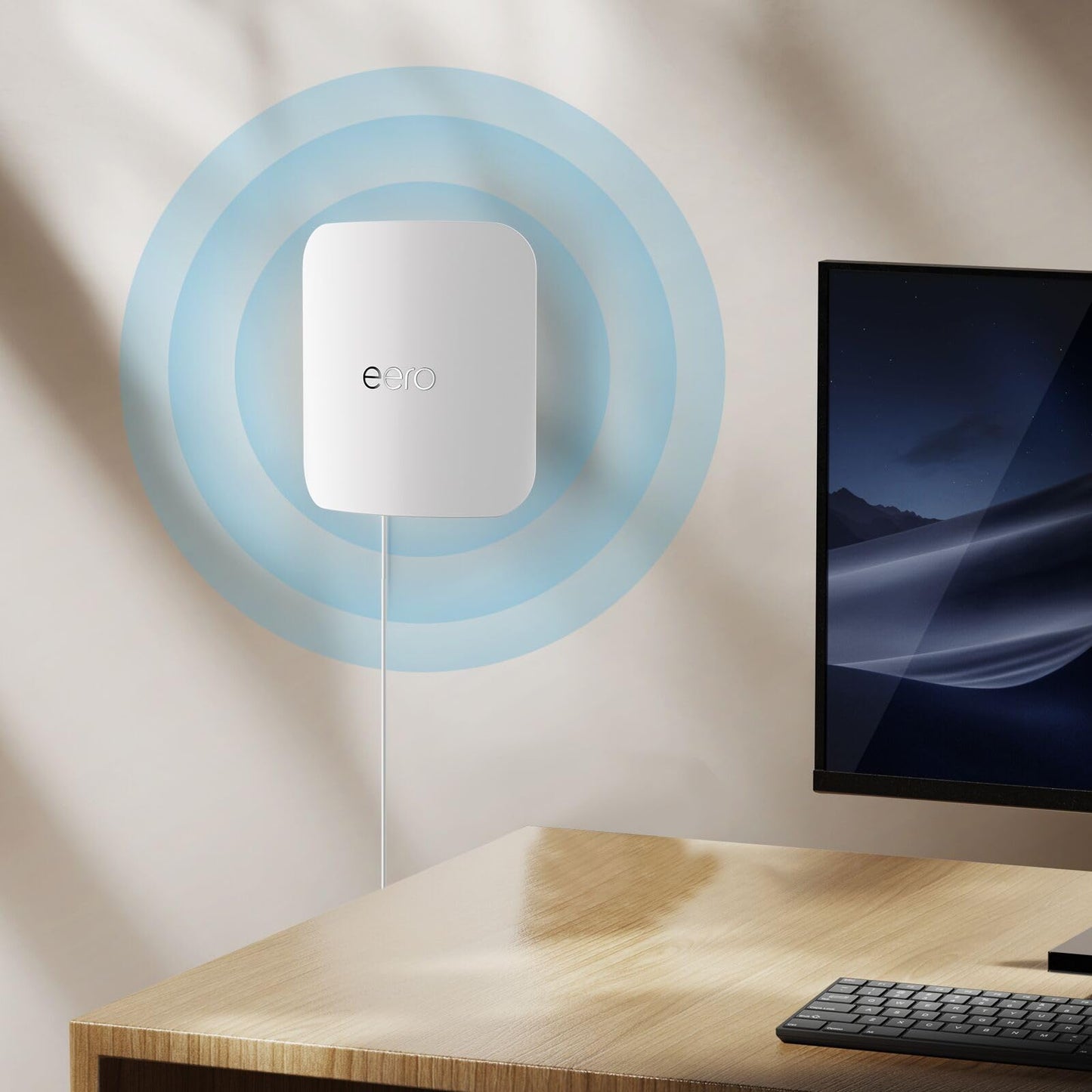 eero Max 7 Wall Mount Bracket, Router Holder for eero Max 7 Tri-Band Mesh WiFi System, Hidden Cable Management - Save Space(1 Pack)