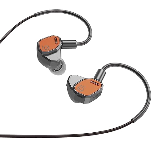 HiBy Yacht10 IEM φ10mm Dynamic Mg & Al Alloy Dome High Performance Low Distortion Dynamic 0.78mm 2-pin Detachable Earphones