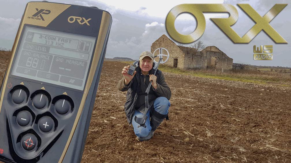 XP Metal Detectors ORX Detector - Specialized in Gold Hunting - FX02 Wired Headphones, WSAUDIO Wireless Headphones, HF Coil (9'') up to 50kHz, Remote…