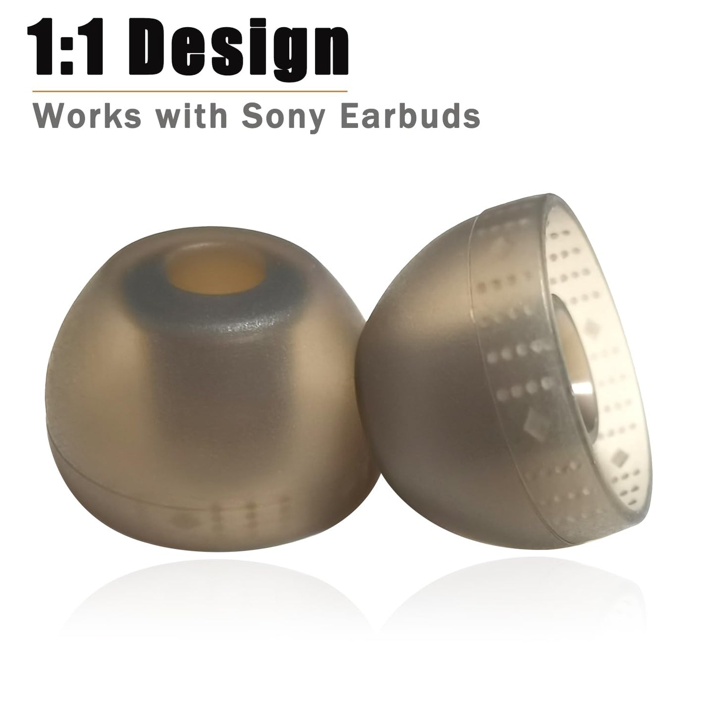 Silicone Replacement Ear Tips for Sony 1000XM5/1000XM4/LinkBuds S/WF-C500/WF-C700N/WF/WI/XBA Earbuds, 4 Pairs