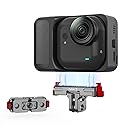 BRDRC Quick Release Mount for Insta360 GO Ultra, Aluminum Alloy Magnetic Expansion Adapter with 1/4 Inch Screw & for GoPro Adapter for Insta 360 GO