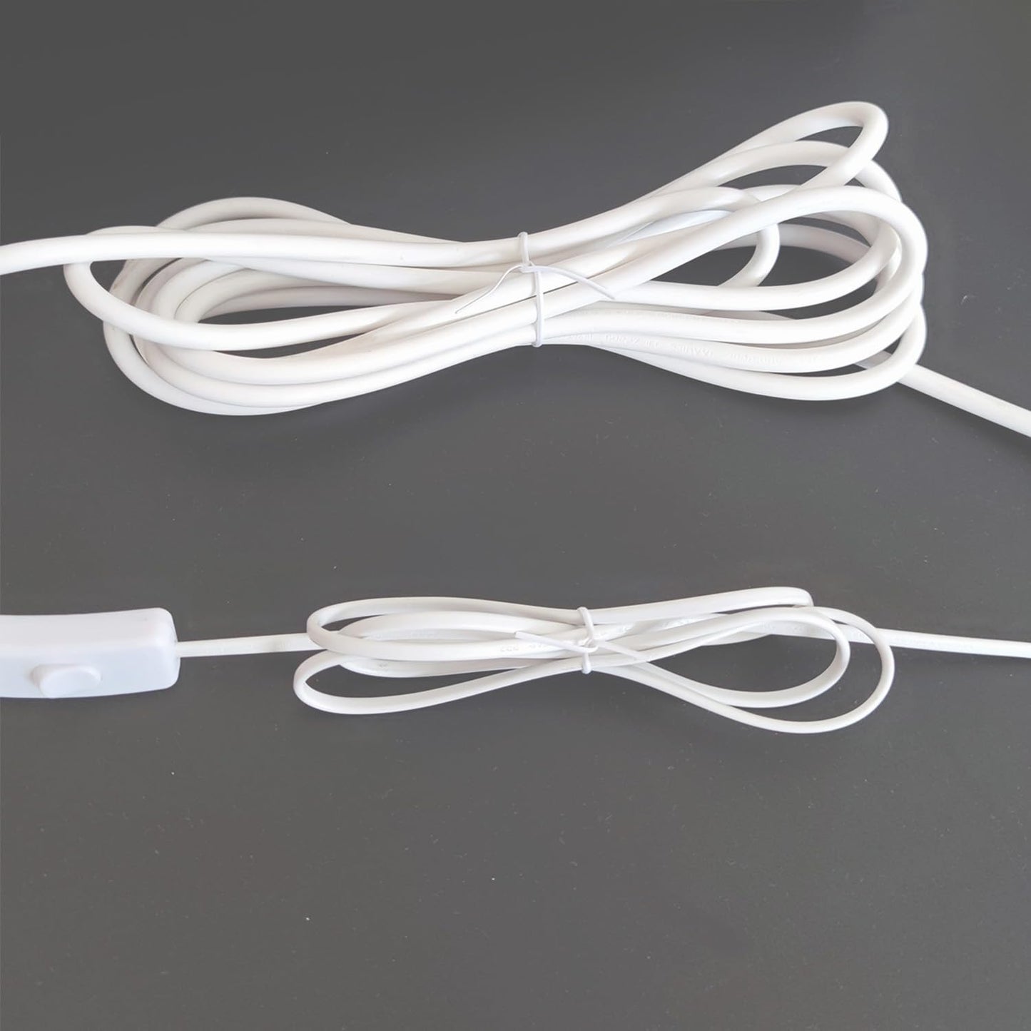 HHTHH 1000 pcs 8 inch White Cable Twist Ties Plastic Twist Ties with Rugged Metal Innercores Reusable Fastening Cable Cord Wire Ties