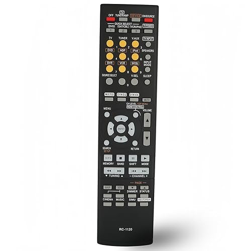 New RC-1120 RC1120 Remote Control for Denon AV Receiver AVR-590 AVR-591 AVR390 DHT590BA AVR-1610 AVR-391