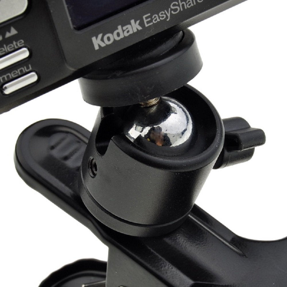 SLOW DOLPHIN Tripod Camera Clip Clamp Flash Reflector Holder Mount with 1/4 Inch Screw 360 Degree Swivel for Studio Backdrop Camera SLR, Digital SLR