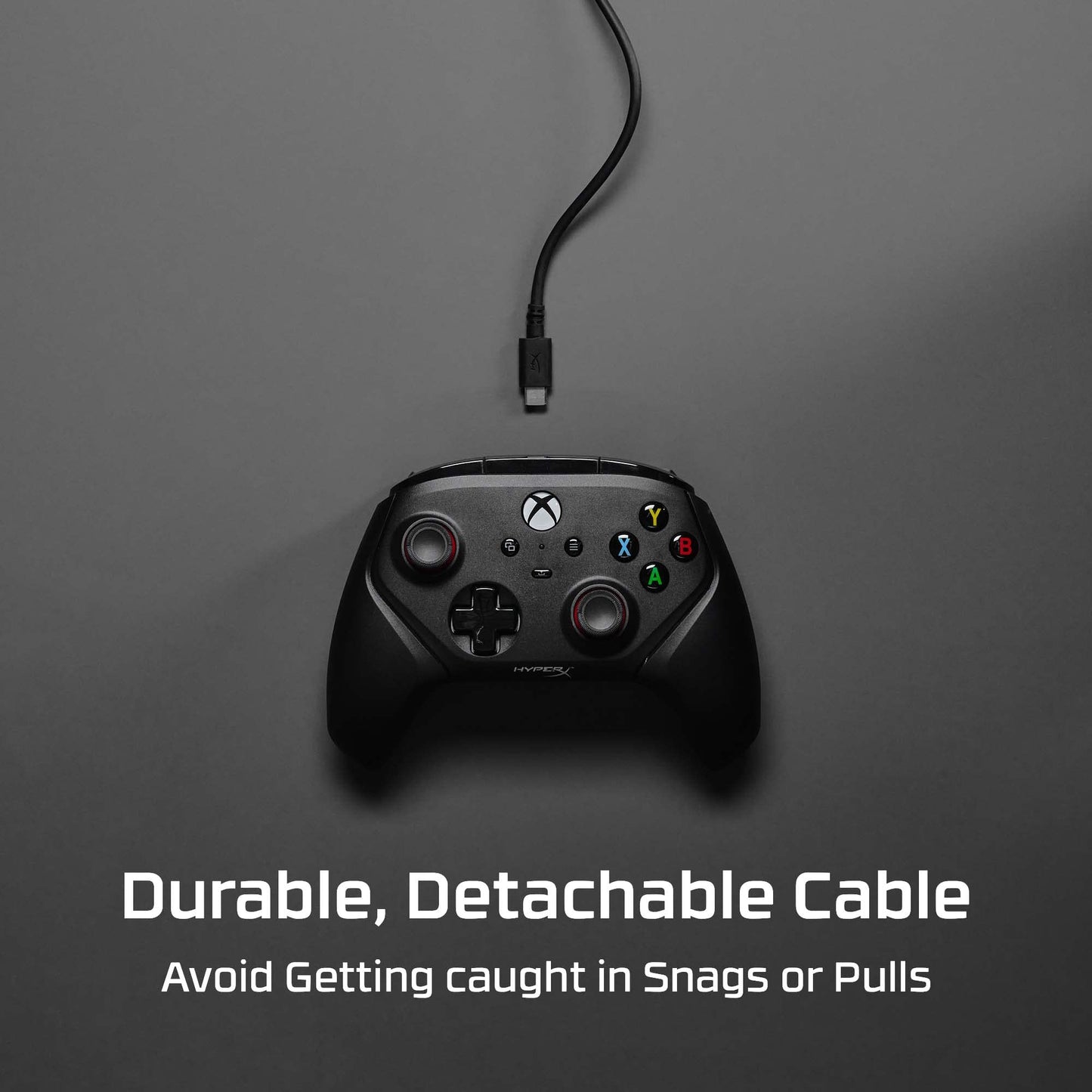HyperX Clutch Gladiate - Wired Controller for Xbox One, Xbox Series X|S, PC, Officially Licensed by Xbox, Dual Trigger Locks, Programmable Buttons